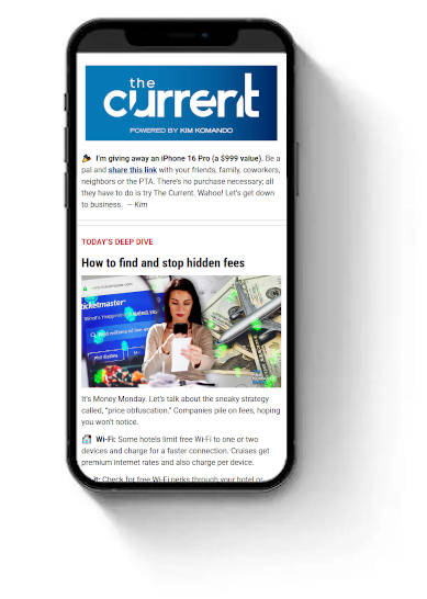 And example issue of The Current