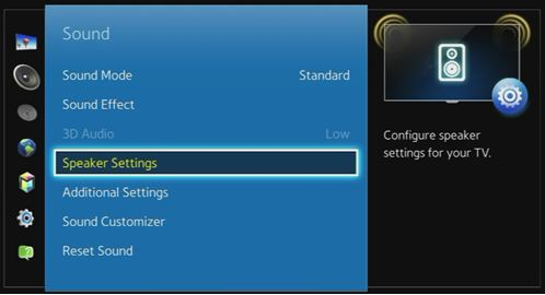 samsung tv sound