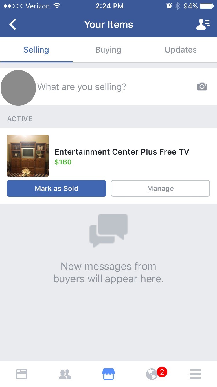 see facebook marketplace messages