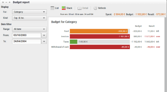 keeping track of your money