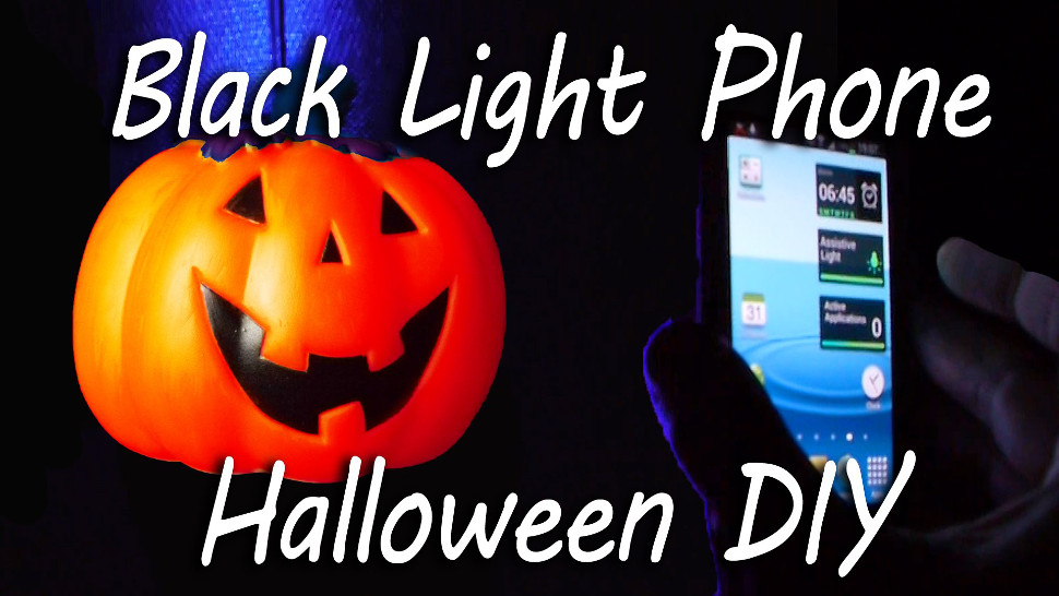 How to turn your phone's camera flash into a black light