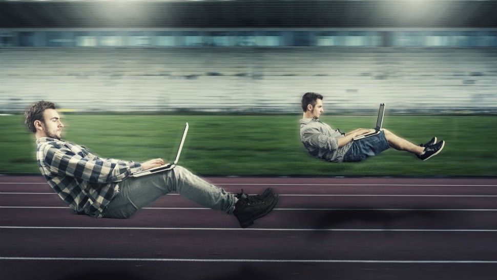 As it was speed. As it was speed