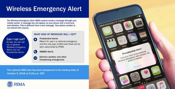 FEMA alert