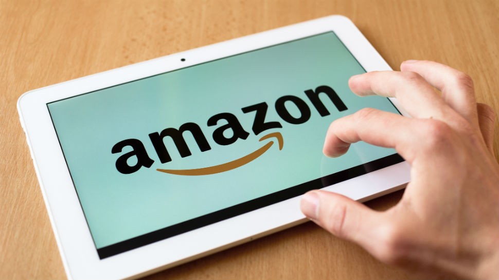 Amazon on tablet dreamstime