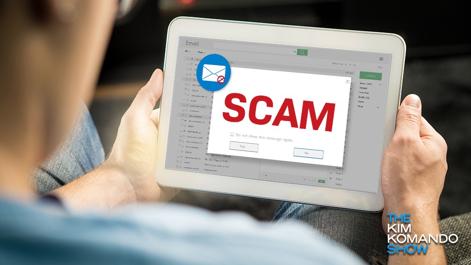 Email scam image
