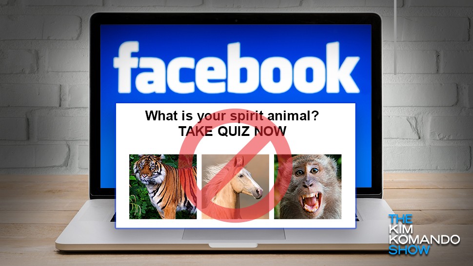 Facebook quizzes removed