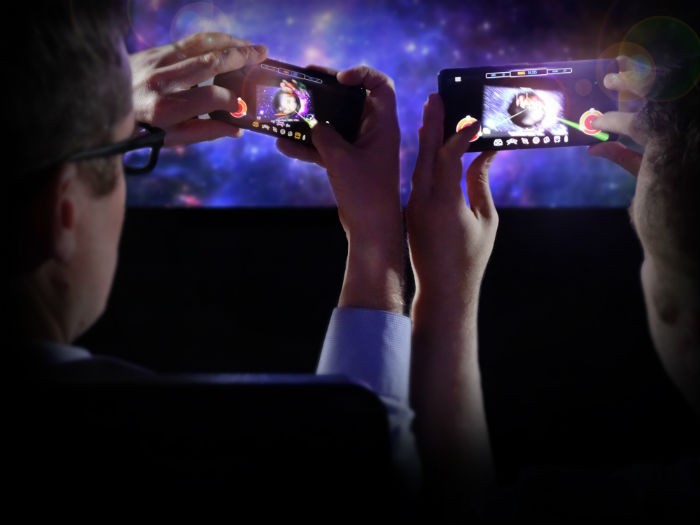 movie theater augmented reality AR game
