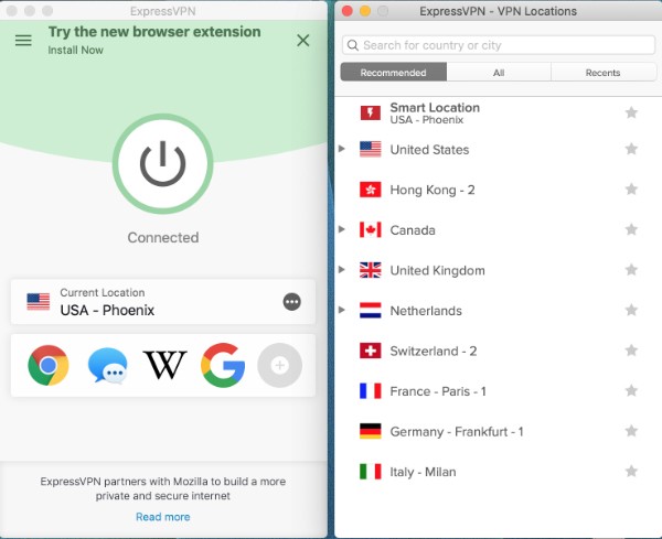 express vpn browser extension