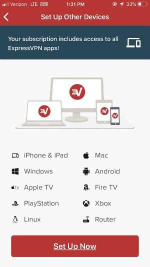 expressvpn set up other devices