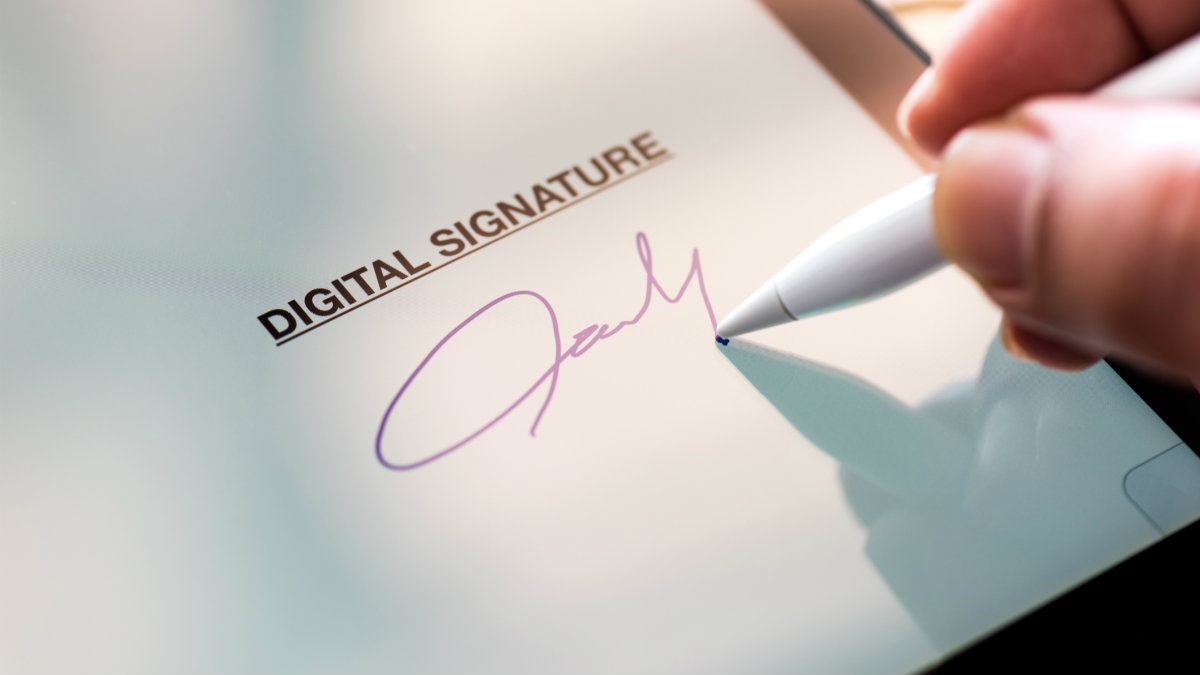 copyright assignment electronic signature