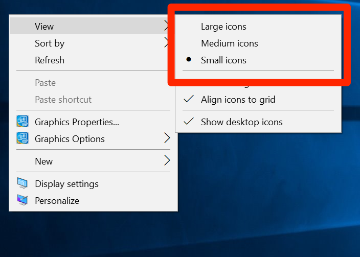 Tech howto Change desktop icon size on your Windows computer