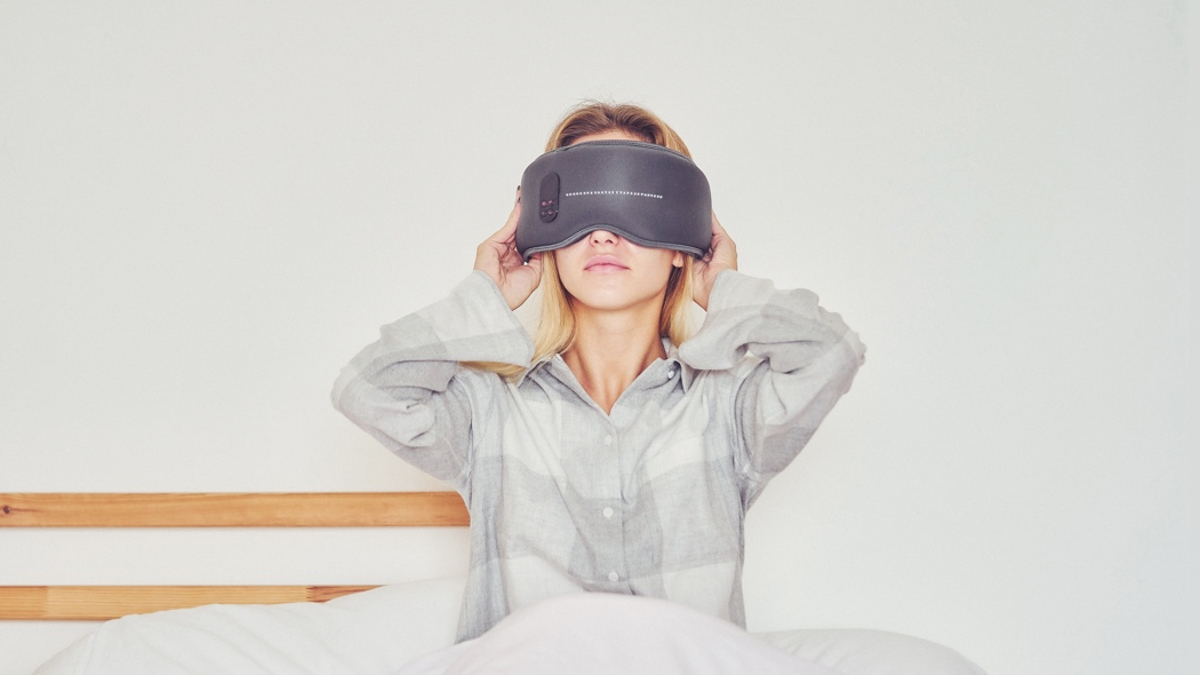 This wireless sleep mask even sings you lullabies