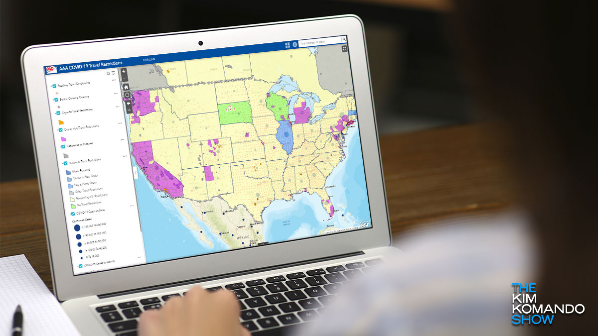Aaa Travel Restrictions Map This Map Will Help You Navigate Roadways During Covid-19