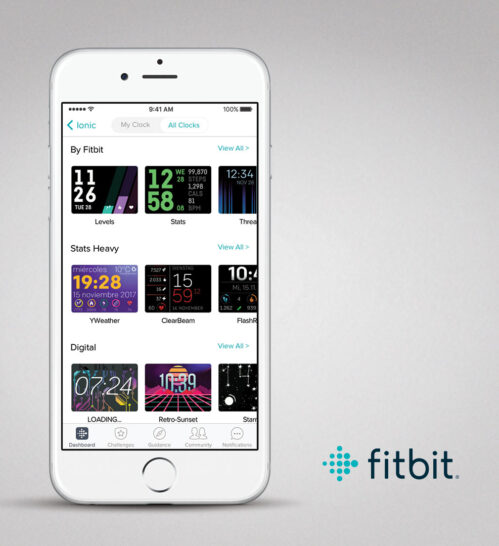 Fitbit clock gallery