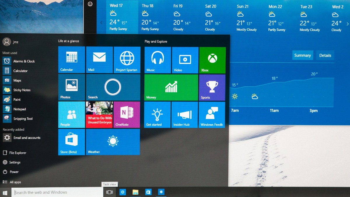 removing start menu items windows 10