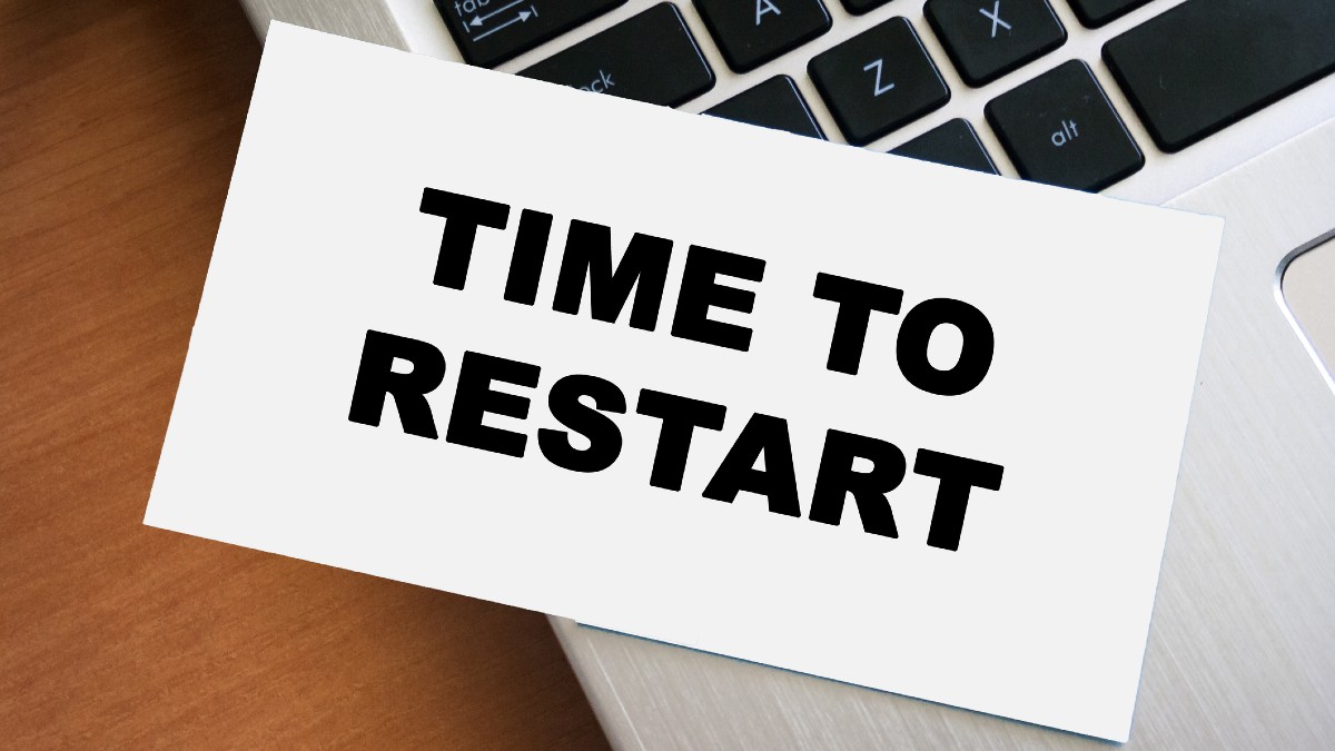 You need to restart your computer every day