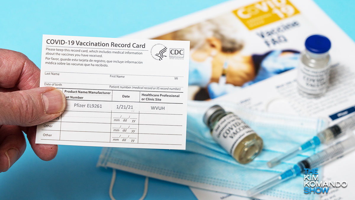 Warning: Why you shouldn’t post a selfie with your vaccine card