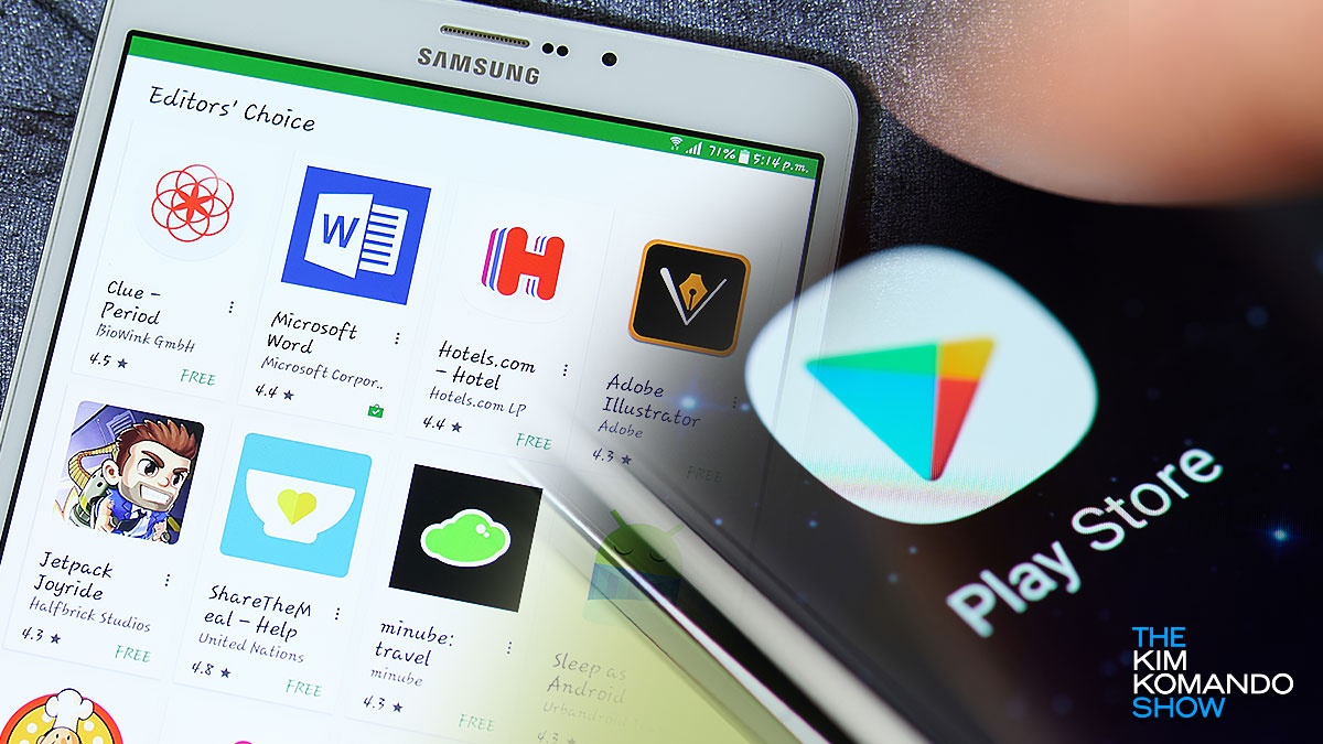 Where can I find the Google Play Store on my Samsung Galaxy device?