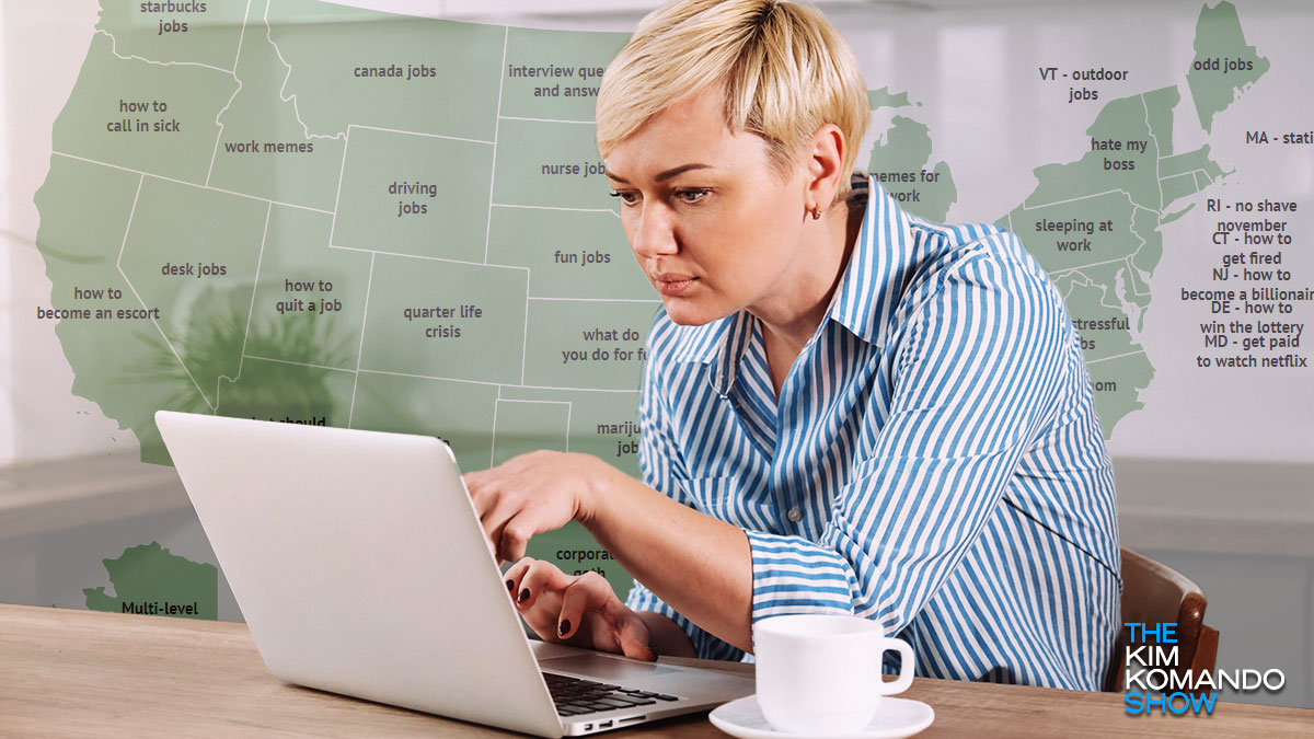 Top job-related Google searches by state (you have see these)