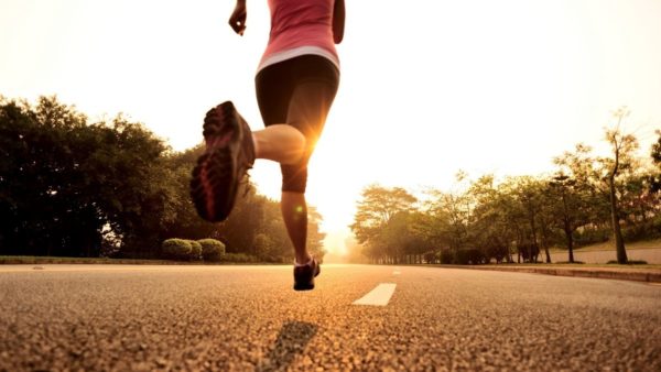 woman running