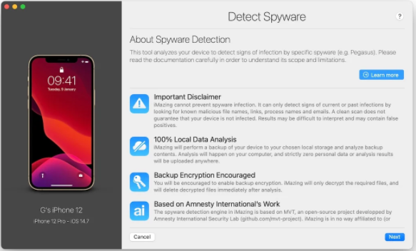 Spyware detection