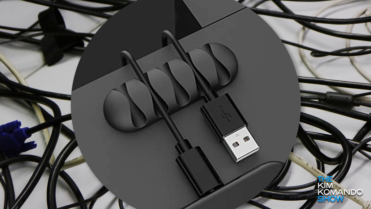 For about $10, you can finally clean up your messy cords and cables