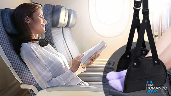 Airplane comfort foot rest