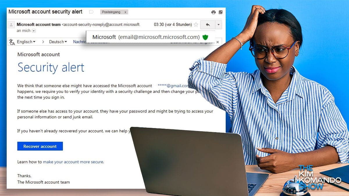 Be Alert for a Microsoft Update Email Scam