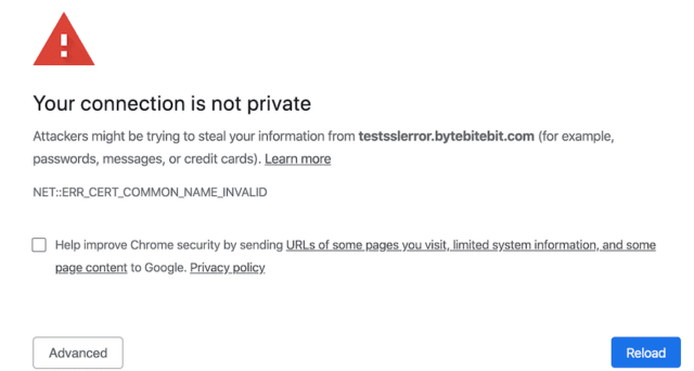 the connection for this site is not secure iis