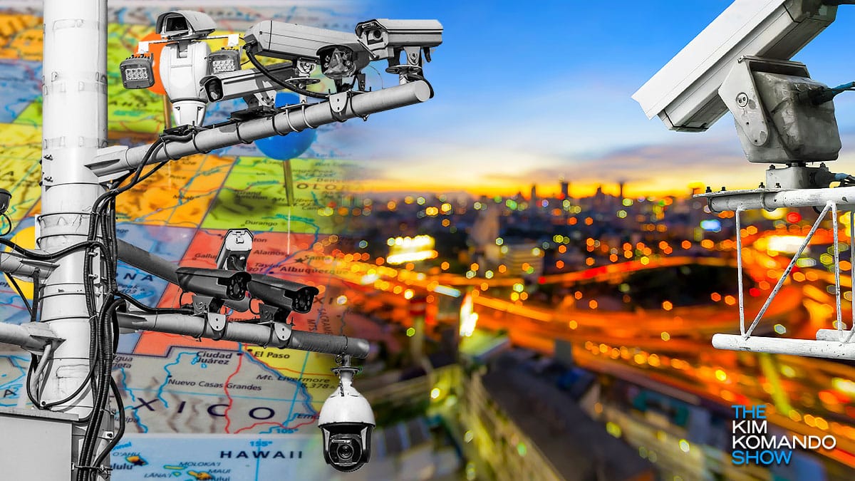 List 10 cities where surveillance cameras are always watching