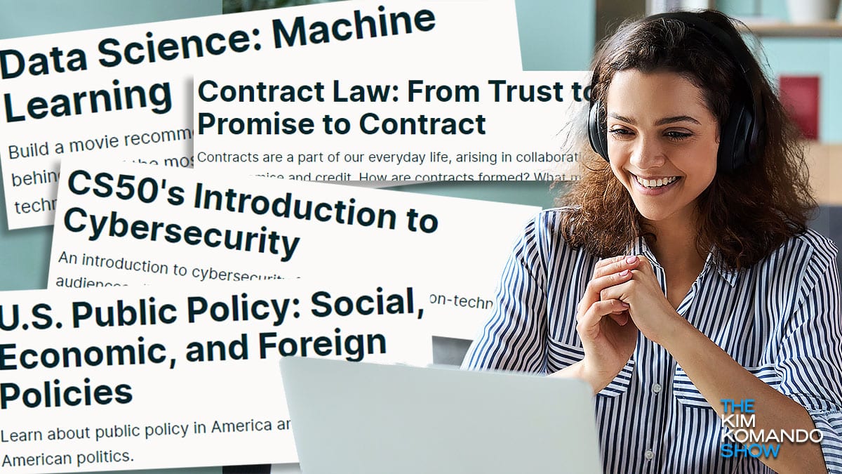 11 FREE Harvard classes you can take online