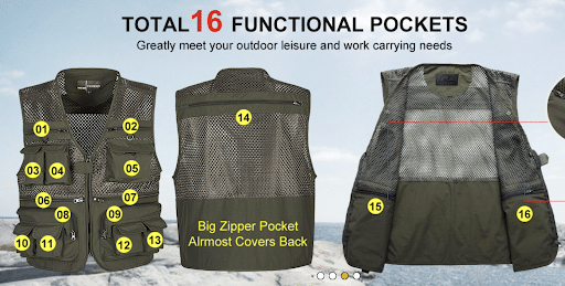 🎣 The newest travel trend … fishing vests?