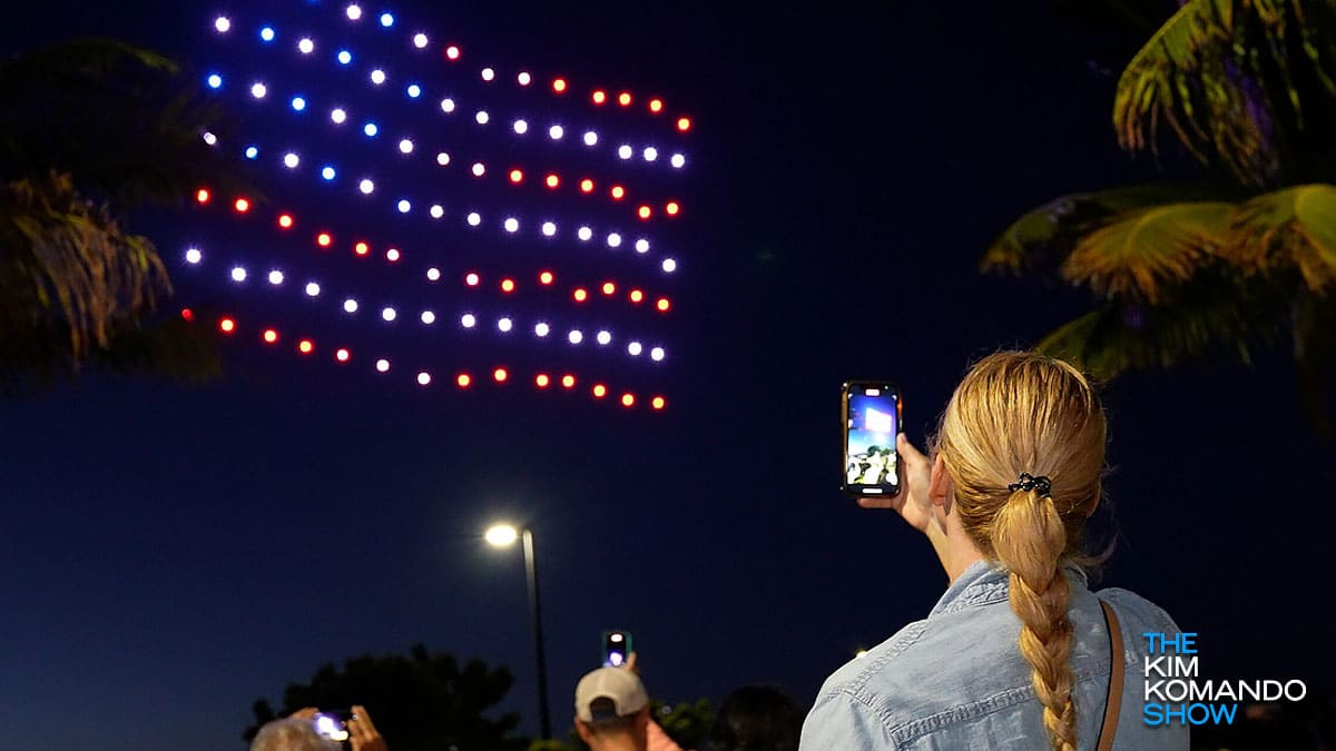Bye-bye, fireworks? The drones are here