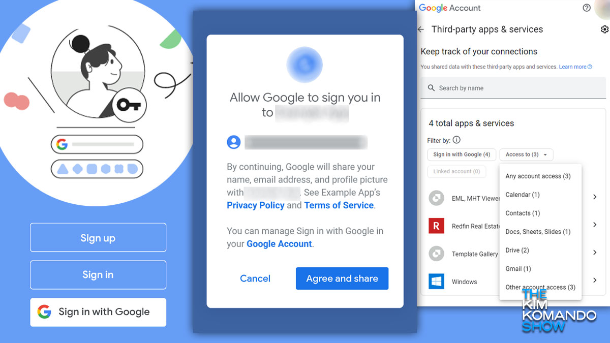 See what has access to your Google info