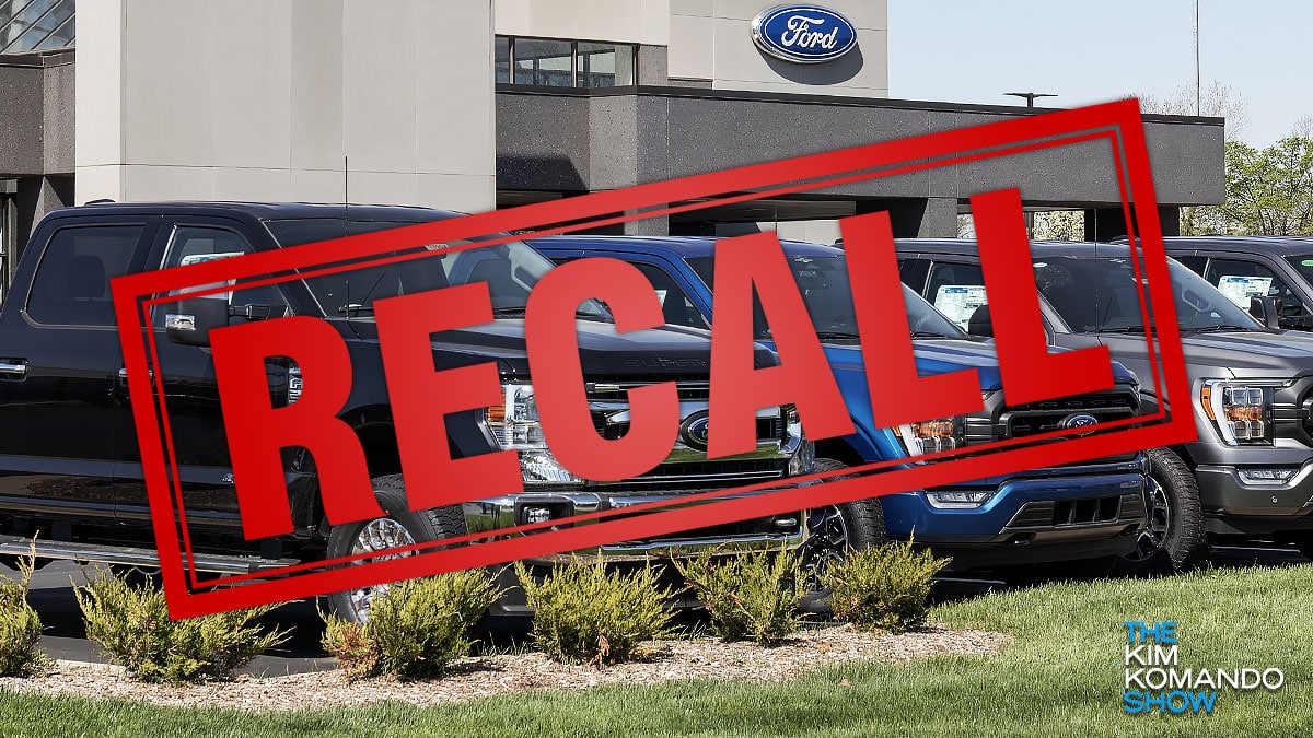 Ford F-150 (and lots of others) recalled