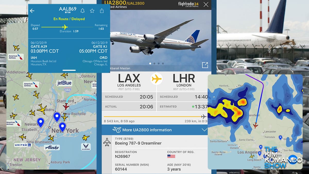 Flight-tracking apps for those tasked with waiting for others at the airport