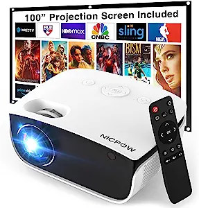 A powerful projector the size of a book