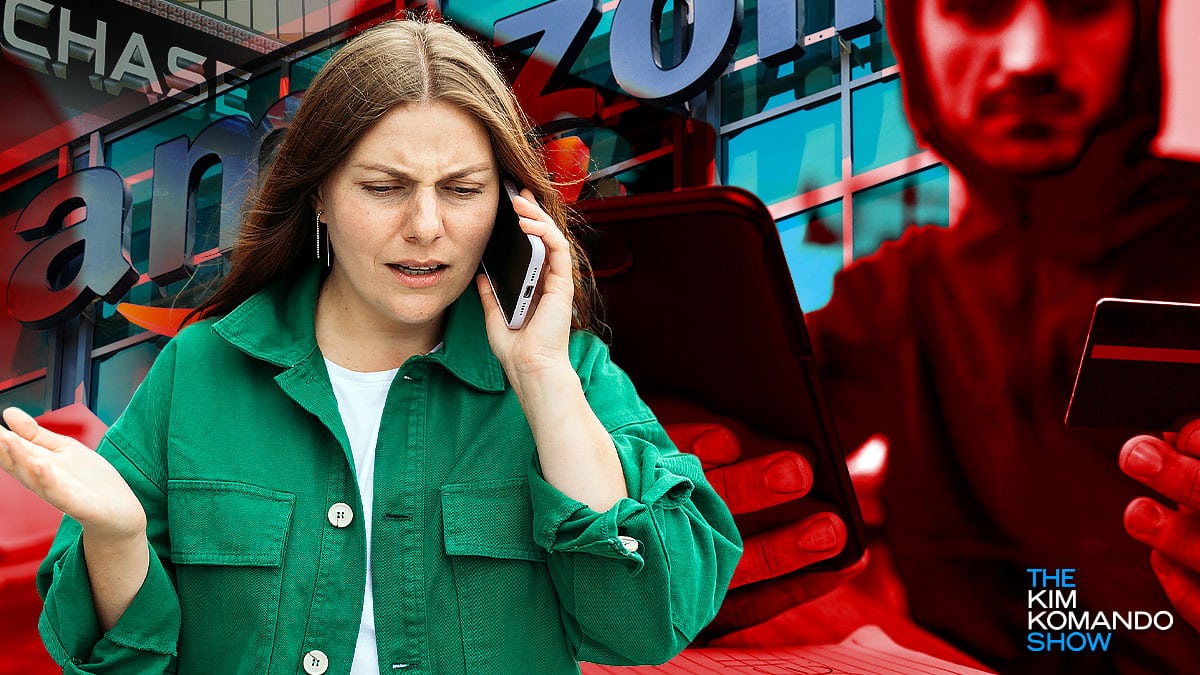 No, that is not Amazon or Chase on the phone