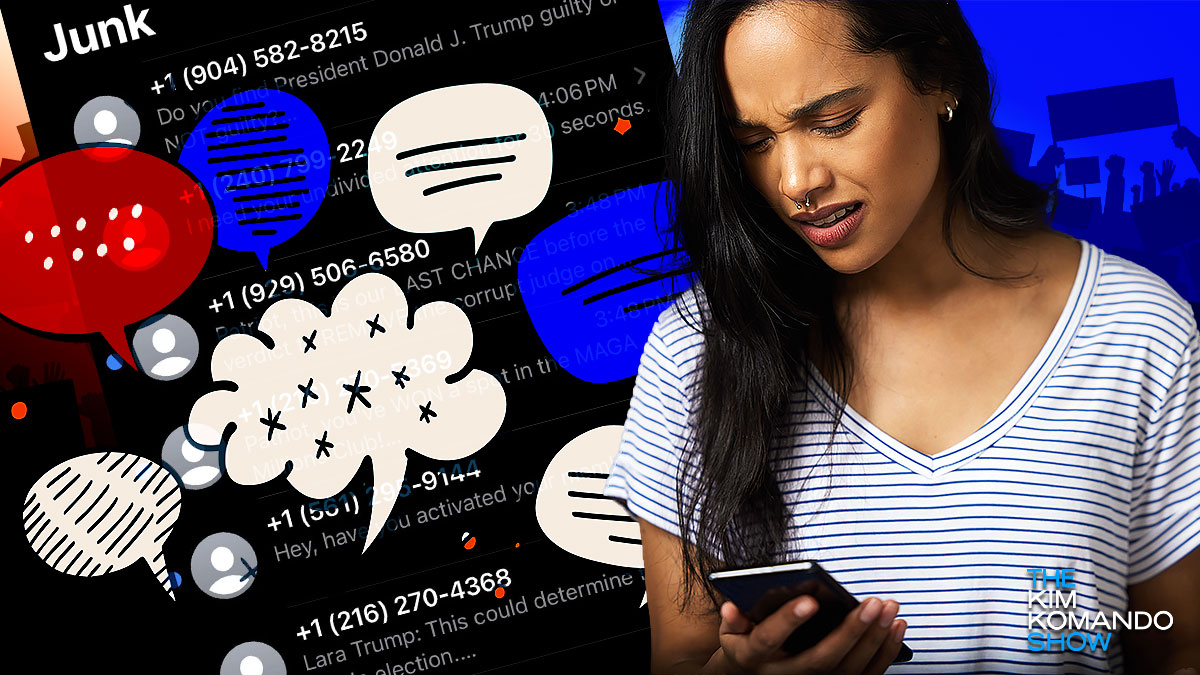 Stop annoying political texts