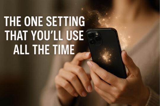 One setting you’ll use all the time