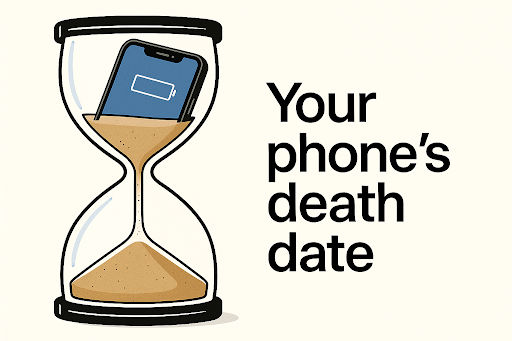 Your phone has a death date