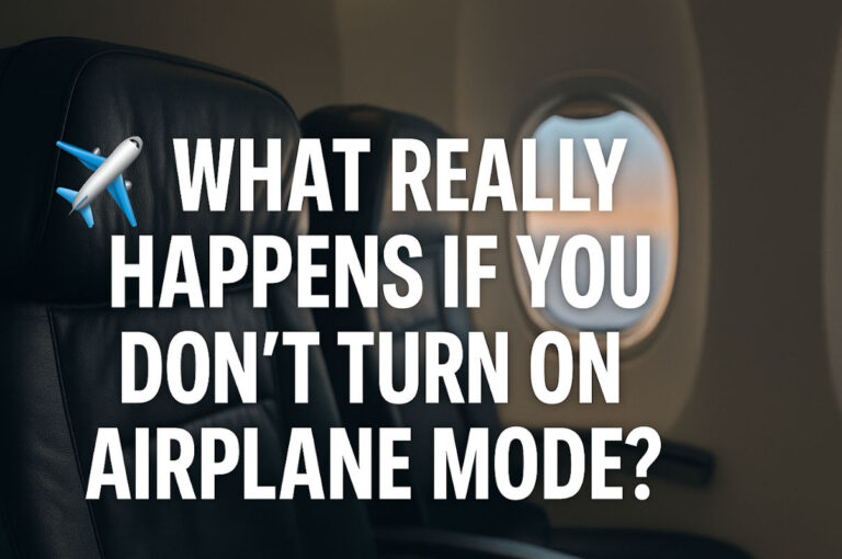 The truth behind airplane mode (no, it’s not a myth)