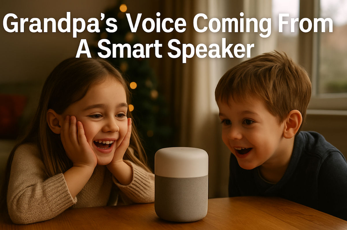 Use AI to recreate a loved one’s voice