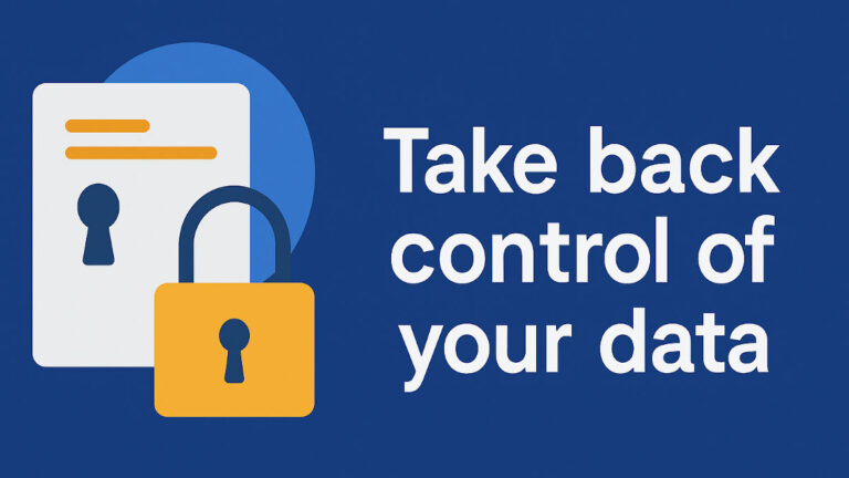 5 steps to take control of your data