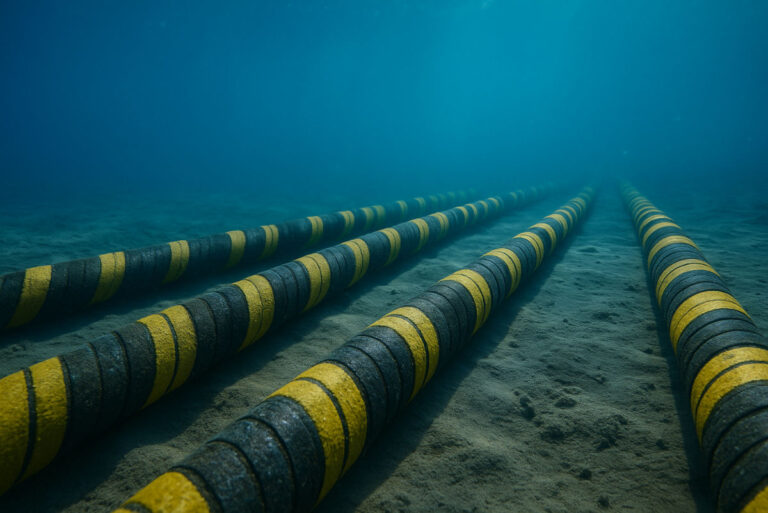 About 99% of the internet flows through undersea cables