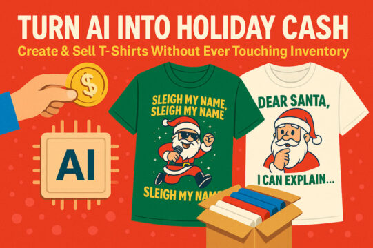 Holiday cash: How to create & sell T-shirts without ever touching inventory