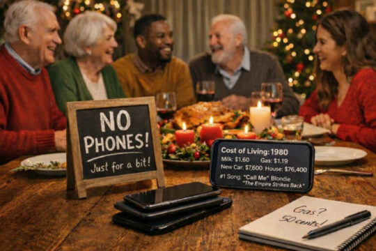 Put the phones down: A holiday AI game from The Current