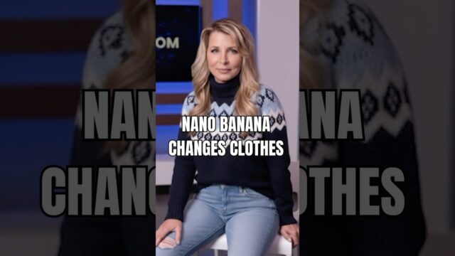 Nano Banana Changes Clothes