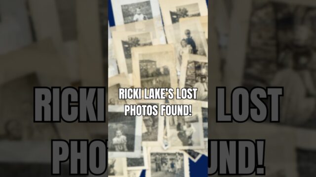 Ricki Lake’s Lost Photos Found! #familyphotos #rickilake #photosfound