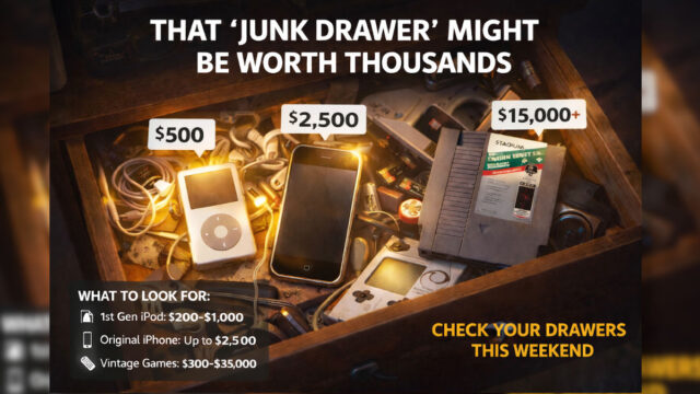 Drawer gold: Why your old iPods and iPhones are worth thousands